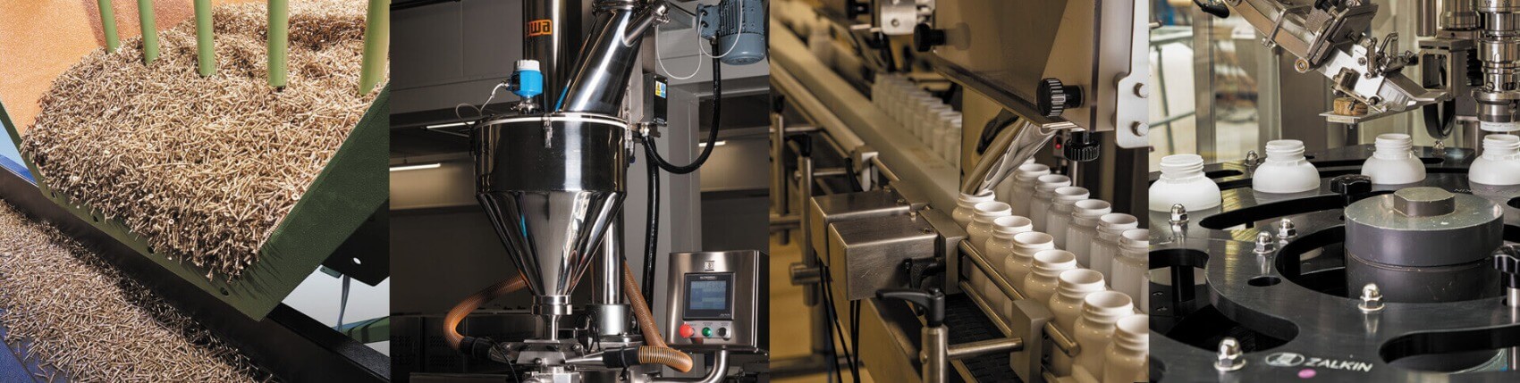 Foto met vier verpakkingsmachines van Altrimex