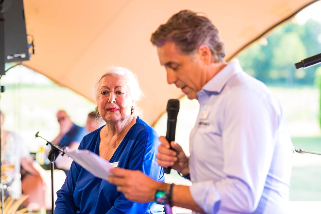 Foto van Michael en Petra Staudt op het jubileumfeest van Altrimex